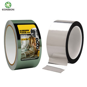 Ruban adhésif en aluminium métallisé EONBON personnalisé, film métallisé, ruban adhésif pour l'étanchéité et l'isolation des tuyaux <span class=keywords><strong>de</strong></span> CVC - Product Image 1