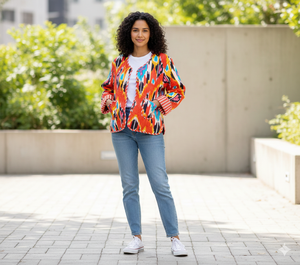 Veste matelassée en coton indien faite à la main, unisexe, design réversible, imprimé bohème, respirante, tissée, manteau d'hiver et de printemps pour l'automne - Product Image 1