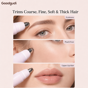Depiladora Eléctrica de Cejas para <span class=keywords><strong>Mujer</strong></span>, Recargable Tipo-C, Removedor de Vello Facial sin Dolor, Afeitadora para Vello de Labios y Cejas - Product Image 4