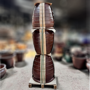 Meilleure vente marché européen américain Pots de fleurs de jardin romantique rustique classique en terre cuite jardinières en argile céramique émaillée - Product Image 4