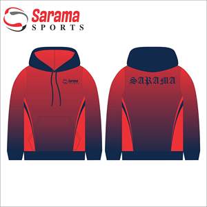 Sudadera de poliéster 100% de alta calidad, sudaderas con capucha de sublimación de colores, capucha larga OEM, Impresión de logotipo sublimado DIY - Product Image 1