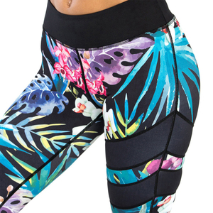 Top Ladies Casual Wear Pantalones Cintura alta Acanalado Mujeres Yoga Leggings Alta calidad Mujeres Leggings - Product Image 5