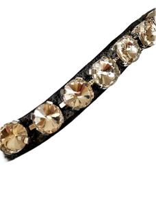 Bride Hanovrienne en cuir noir avec rembourrage argenté Produits pour chevaux - Product Image 3