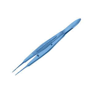 Pinzas de Sutura Castroviejo de Acero Inoxidable con Mango Ancho Serrado, Reutilizables, para Uso General en Instrumentos Oftálmicos Médicos - Product Image 4