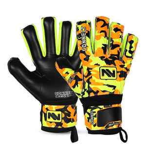 Guantes de Portero de Cuero Premium Personalizables Ajuste Personalizado Venta al por mayor Fútbol Latex Grip - Product Image 4