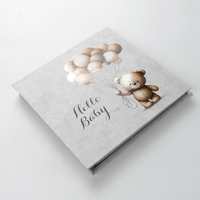Journal de souvenirs de la première année de bébé avec logo personnalisé, couverture rigide, cadeau idéal pour les nouvelles mamans - Livre de journal de naissance imprimé