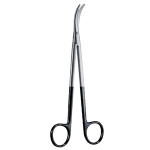 Ciseaux de dissection Supercut Fomon, ciseaux nasaux angulaires, manuels, de haute qualité, certifiés CE, en acier inoxydable chirurgical, instruments ORL, noir - Product Image 5