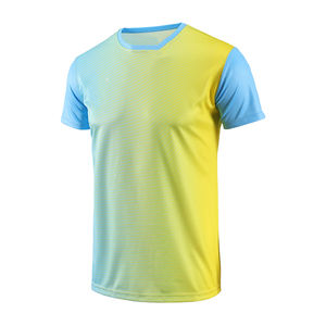 Camiseta con estampado de sublimación para ropa de gimnasio, camiseta de playa de verano con estampado personalizado, camisetas de sublimación, ropa informal OEM - Product Image 6