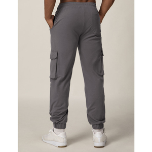 Pantalones transpirables informales de primera calidad para hombre, pantalones de chándal para exteriores con múltiples bolsillos y cordón alto, ropa de entrenamiento elástica cómoda - Product Image 5