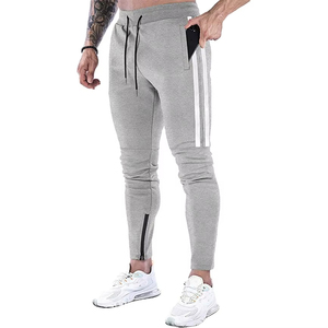Pantalones de chándal informales para hombre de alta calidad Pantalón de algodón ligero de talla grande con patrón recto y cintura media - Product Image 4