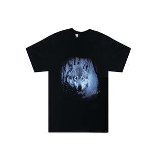 Camiseta Future Wolf [UDS-BT-201-BK] 100% Algodón Jersey, Impresión 3D Comprimida, Logotipo Animado, Transpirable - Product Image 1