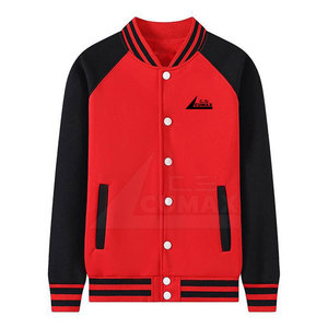 แจ็กเก็ตเลตเตอร์แมนของผู้ชายสีทึบเสื้อผ้าแนวสตรีทเสื้อแจ็คเก็ตกันหนาว - Product Image 1