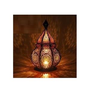 โคมไฟโลหะสำหรับเทียนดีไซน์แบบโมร็อกโกโคมไฟโหลตะเกียงโลหะเชิงเทียน - Product Image 2