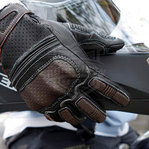 ถุงมือแข่งรถมอเตอร์ไซด์ฤดูหนาวกันน้ำหน้าจอสัมผัสถุงมือสำหรับความปลอดภัยของมือทำจากหนัง - Product Image 3