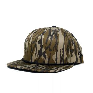 Personalizado de los hombres de caza de camuflaje Snapback Flat Bill Cap 256 camuflaje cuerda sombreros ajustable bordado gorra Vietnam OEM sombrero para al aire libre - Product Image 6