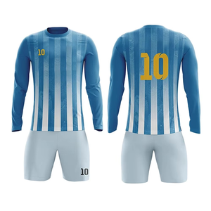Buena venta última llegada uniforme de fútbol personalizado de tela suave ropa deportiva uniformes de fútbol comodidad Jersey de fútbol Jersey - Product Image 4