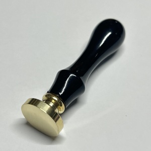 Producto estrella: Sellos cuadrados de latón negro de 22 mm con mango de madera de arce para tarjetas de felicitación hechas a mano y álbumes de recortes - Product Image 2