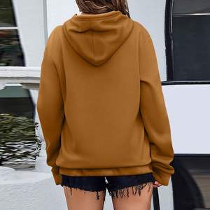 Pulls à capuche de haute qualité pour femmes unisexe best-seller différentes couleurs Logo personnalisé conception vêtements d'hiver sweats à capuche pour femmes - Product Image 4