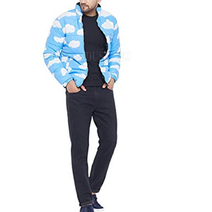 Printed Puffer <b>Jackets</b> Factory Winter New Arrival <b>Long</b> Sleeve Puffer <b>Men</b> <b>Jacket</b> With Customized Logo - Product Image 2