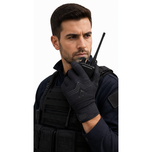 Guantes de Trabajo de Piel Sintética con Pantalla Táctil para Seguridad y Rescate OEM, Guantes Tácticos Resistentes a Cortes de Malla Metálica de 4 Capas 786Q.Com-1 - Product Image 3