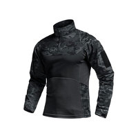 T-shirt d'entraînement en plein air, chemise tactique pour airsoft et paintball, pour hommes