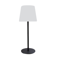 Lampe de bureau LED moderne avec abat-jour flexible, alimentée par batterie, DC 5V, télécommande, intensité réglable, corps en métal pour salle de lecture
