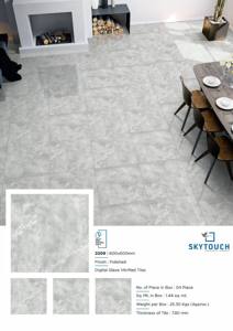 Gran oferta de cerámica de 600x600mm, nuevas baldosas de porcelana pulida, Color Arena, 8,2mm de espesor para uso en el baño, fabricante indio - Product Image 6