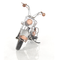 Modèle décoratif de moto Harley Davidson Sportster 1957 pour la maison ou le bureau, présentoir moderne (fer léger rectangulaire) pour table (22,9 L X