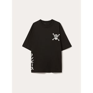 เสื้อยืดพิมพ์ลายกราฟิกขนาดใหญ่สำหรับผู้ชาย, เสื้อยืดพิมพ์ลายกราฟฟิคผ้าฝ้าย100% สีดำไซส์ใหญ่ - Product Image 4