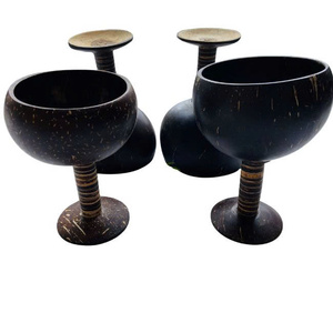 El más nuevo diseño Decoración Logotipo personalizado Vino Beber Postre COCO SHELL VINO - Product Image 5