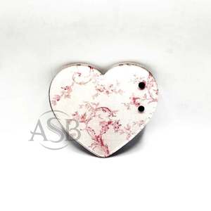 Support à cils en acrylique motif cœur floral et papillon avec impression de logo personnalisée - Outil de beauté réutilisable et écologique pour extensions de cils - Product Image 2