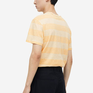 Transpirable ácido lavado tela nuevo estilo hombres camiseta hecha en Pakistán venta al por mayor camisetas 100 por ciento algodón Casual Fit 2025 - Product Image 4