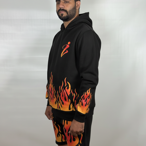 Custom Logo Plain Hoodies and Shorts Set Mens Track Unisex Sweatsuit 2 Piece Jogger Fitness Set Casual Fleece Hoodie Short Sets - Product Image 5