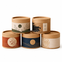 Emballage personnalisé en tube de papier pour les produits cosmétiques de luxe, tels que les lotions, crèmes, sérums et autres produits de beauté.