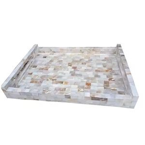 Ensemble de vaisselle de qualité supérieure, assiette en bois carrée, plats de service en bambou, assiettes en bois pour service de traiteur - Product Image 3