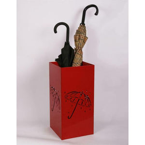 Deluxe Quality Black Powder Coated Metal Iron <b>Umbrella</b> Stand Newest Design Square Shape <b>Umbrella</b> <b>Holder</b> Perfect for Sale - Product Image 4