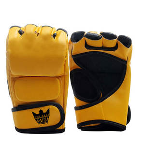 Guantes de MMA de Cuero de Venta Directa de Fábrica, Entrenamiento de Sanda y Boxeo, Servicio OEM, Logotipo Personalizado, Ligeros y Antideslizantes - Product Image 1