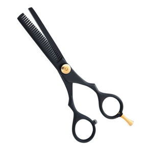 กรรไกรตัดผมมืออาชีพ คุณภาพสูง ผลิตจากเหล็กกล้าไร้สนิม 4CR ใบมีดคม สำหรับคนถนัดขวา ด้ามจับขนาดกลาง 32 ฟัน ปรับแต่งได้ - Product Image 1