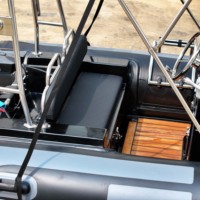 Bateau pneumatique ZHENBO 3.6M à coque en fibre de verre, type ORCA Hypalon 866, pour 6 personnes, pêche et loisirs, RIB 360.