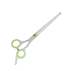 Ciseaux de toilettage pour animaux de compagnie à bord émoussé lames droites en acier inoxydable allemand ciseaux de toilettage pour animaux de compagnie pour animaux - Product Image 2