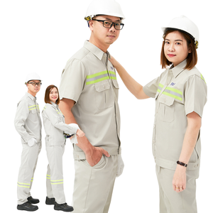 VN SUPPLIERS work clothes outside logo construction worker set uniform electrical <b>welding</b> coverall outfits - FMF factory LOW MOQ - Product Image 1