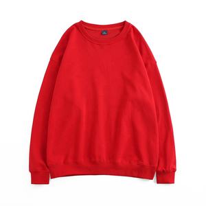 Dear-Lover Vente en gros Sweat-shirt oversize à col rond côtelé uni de haute qualité personnalisable pour femme - Product Image 2