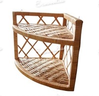 Étagère d'angle de comptoir de cuisine à 2 niveaux étagère de comptoir organisateur étagère de rangement pour salon bureau et salle de bain décoration de la maison
