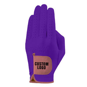 Acheter Personnaliser le Logo Couleur Bas quantité minimale de commande Prix Usine de Haute Qualité Logo Personnalisé/Taille Cabretta en Peau de Mouton Adulte Gants de Golf pour Homme - Product Image 5
