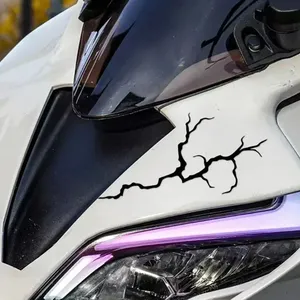 สติ๊กเกอร์ตกแต่งลายมอเตอร์ไซค์แบบ 3 มิติ ขนาด 20 ซม. ลายฟ้าผ่า สำหรับตกแต่งหมวกกันน็อคและถังน้ำมัน - Product Image 2