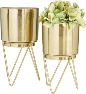 Maceta de Metal de alta calidad, exportador mayorista de India, maceta de Metal hecha a mano de nuevo diseño para decoración de jardín y hogar a la venta - Product Image 6