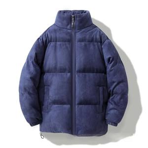 New Style OEM Waterproof Windproof Men's Down Jacket <b>Coat</b> Fluffy Thick Zipper With <b>Hat</b> for Winter Warmer Jackets - Product Image 2