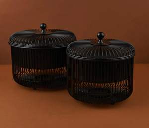 Venta directa de fábrica Diseño de alambre de metal Aspecto árabe Soporte de candelita de Oriente Medio La mejor calidad Hotpot Ramadán Buffet Uso Calentador de alimentos - Product Image 5