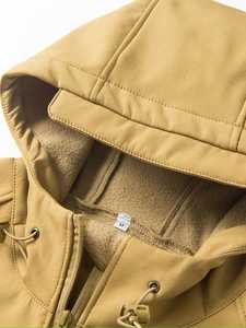 Nouvelle veste softshell tendance personnalisée pour homme, coupe-vent, imperméable, logo personnalisé chaud, veste softshell chaude pour homme - Product Image 5