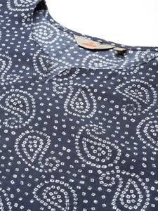 <b>women</b> bandhani Printed Pure Cotton <b>Kurta</b> with Trousers & Dupatta indian pakistani traditional salwaar kameez suit - Product Image 6